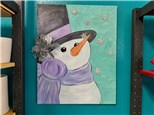 You Had Me at Merlot - Snowman - Canvas - Friday Nov 15th - $30 & Up