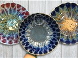 Peacock Technique Stoneware Bowl Painting Class Ages Teen+ 7/27/24