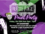 10.25.24 BEETLEJUICE PAINT PARTY - Color Me Mine Studio City