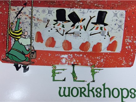 Elf Workshop Canvas Painting