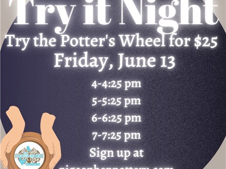 Try It Night: Try The Pottery Wheel for $25