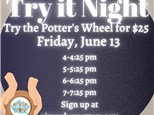 Try It Night: Try The Pottery Wheel for $25