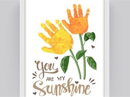 Mommy & Me Flower Handprints - March 10th - $35