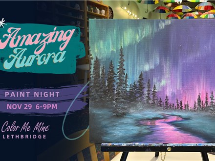 'Amazing Aurora' Paint Night (Nov. 29)