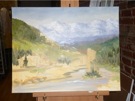 Beginning Oil Painting Class at ARTISAN YOU!
