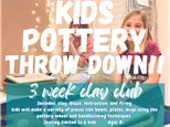 Kids Pottery Throw Down 3 week Clay Club November 2022