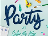 Birthday Party at Color Me Mine - Tampa