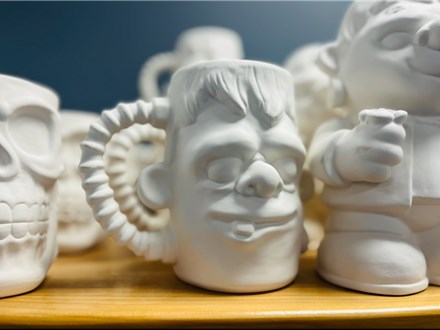 Franken-Stein Pottery Class - October 1st- $40