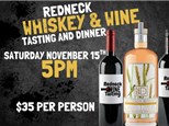 Redneck Whiskey and wine featuring New Brighton Distillery