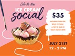 ICE CREAM SOCIAL ON NATIONAL ICE CREAM DAY - JULY 21ST