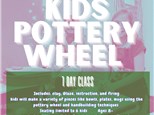 Kids Pottery Wheel 1 day class Wednesday 12/28