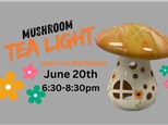 Mushroom Tea Light Class at TIME TO CLAY