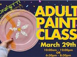 Adult Paint Class - Painting with CONFETTI 3/29 HENDERSON