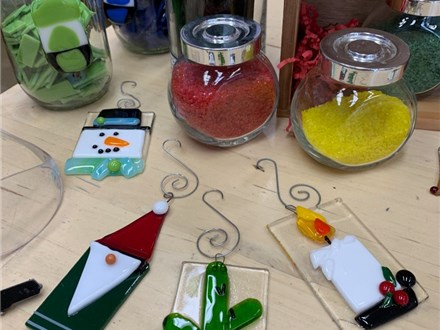 Glass Fusing Ornament Class at TIME TO CLAY