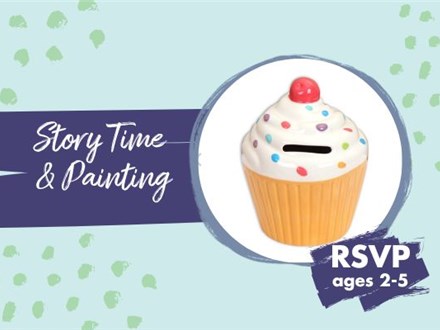 Storytime & Painting: "If You Give a Cat a Cupcake" July 19th at 10am