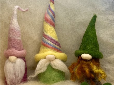 New Offering!!-Needle Felted Gnome for your Home-Saturday,  June 8, 10:00am