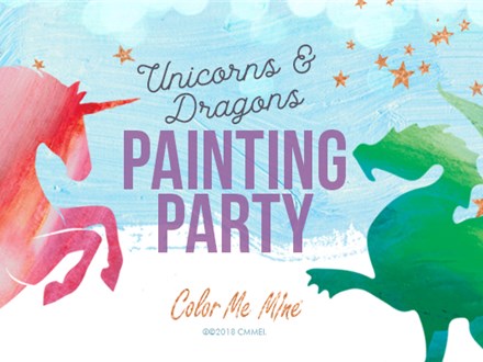 Unicorn and Dragon Painting Party