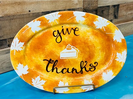 Give Thanks Platter Class at Mad Splatter Apex $10+ - Nov. 20th 