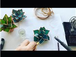 DIY Stained Glass Succulent