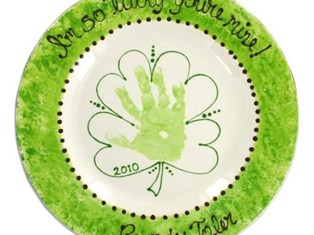 St. Patrick's Handprint Plate Class!