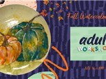 Fall Watercolor Plate Adult Workshop (BYOB) - Nov 16, 6PM