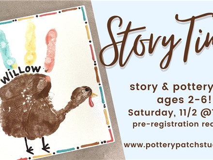 Little's Art & Storytime 11/2 @The Pottery Patch