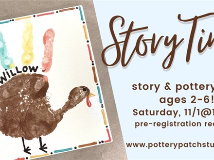 Little's Art & Storytime 11/1 @The Pottery Patch