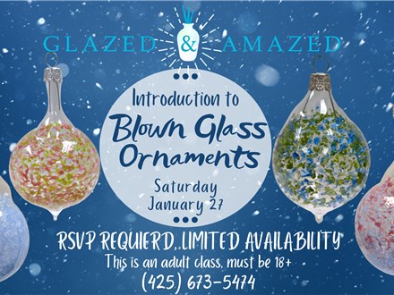 Intro to Blown Glass Ornaments! January 2024