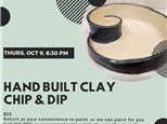 Clay Chip & Dip Tray-Thursday, October 9, 6:30 pm