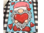 Bel Air Kids Valentines Gnome Canvas - Feb 7th