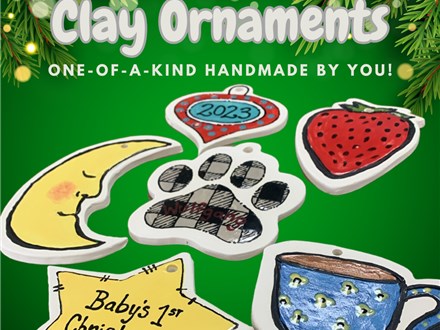 Clay Ornaments - Black Friday