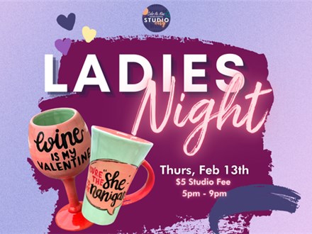 2.13.25 - LADIES NIGHT - Color Me Mine Studio City