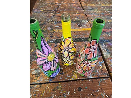 Wine Bottle Bouquets