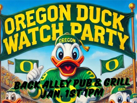 Oregon Duck Football Rose Bowl Party 