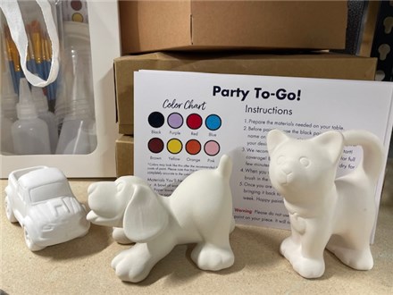 To-Go PArty Animals Paint Kit