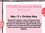 CCF&R 1st Annual Bunco Bonanza
