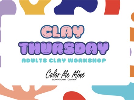 CLAY THURSDAY~Adults Clay Workshop~Handbuild Mug~