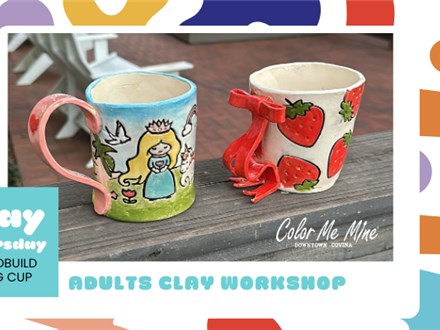 CLAY THURSDAY~Adults Clay Workshop~Handbuild Mug~