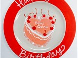 Vintage Cake plate class 