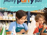 KIDS POTTERY PARTY (up to 15 painters)