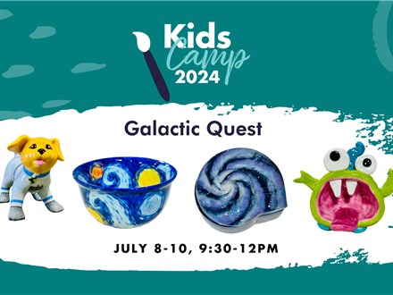 Color Me Mine Kids Summer camp: Galactic Quest