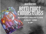 Beetlejuice Canvas Class at KILN CREATIONS