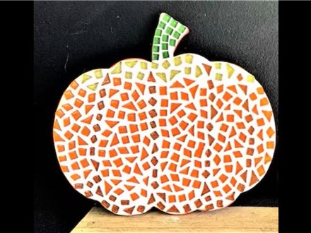 Pumpkin Mosaic Plaque Class!