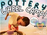 Kids' Pottery Wheel Camp July 16th, 17th, 18th