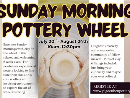 Sunday Morning Pottery Wheel
