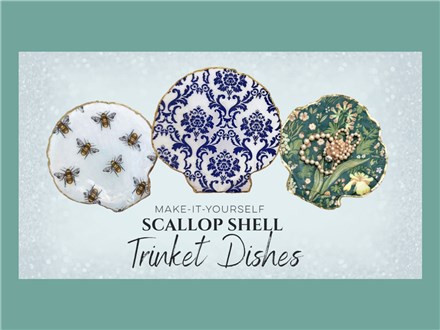 Scallop Shell Trinket Dishes
