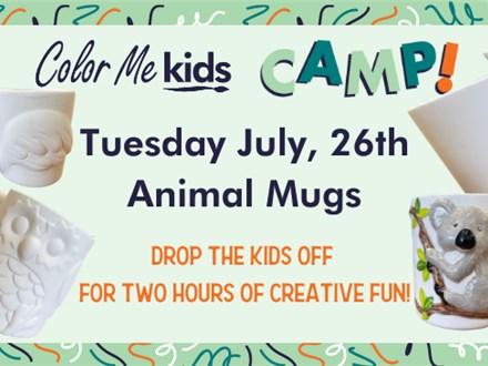 Animal Mugs CAMP! - July, 26th