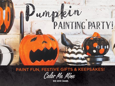 PUMPKIN PAINTING PARTY! SEPT 7