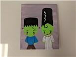 Couple of Franks Mommy/ Daddy & Me Canvas Class $40