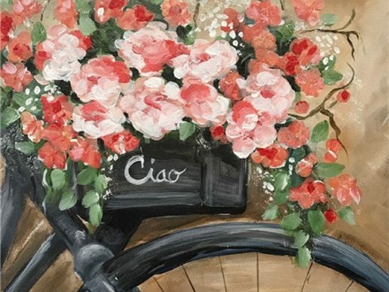 Ciao Bella Canvas Paint & Sip